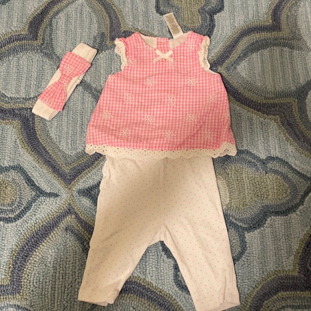 Little Me outfit 3-6 months